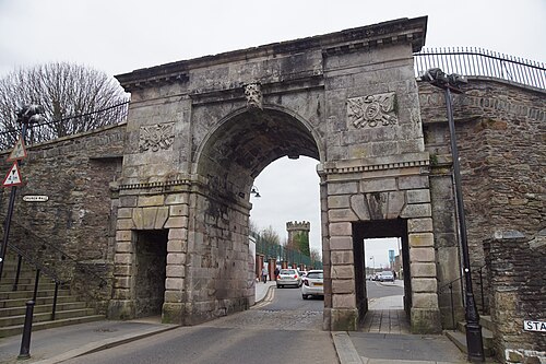 DERRY CITY WALLS in Derry; Londonderry